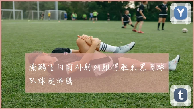 谢鹏飞门前补射利雅得胜利黑马球队球迷沸腾